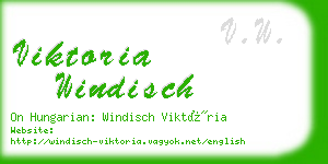 viktoria windisch business card